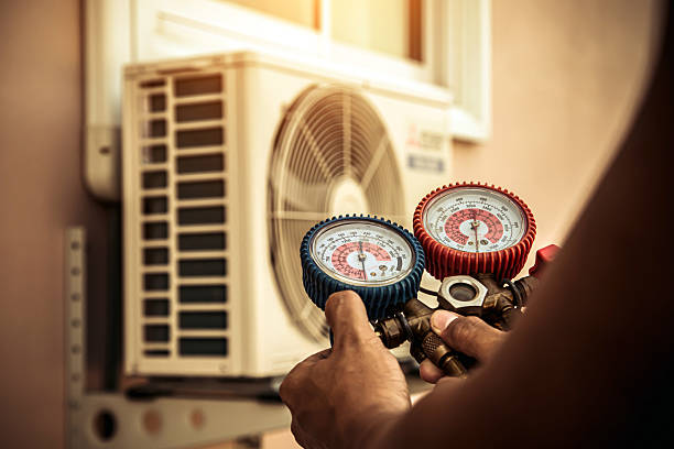 Professional Air Conditioning Service technician working in Port Orange, FL